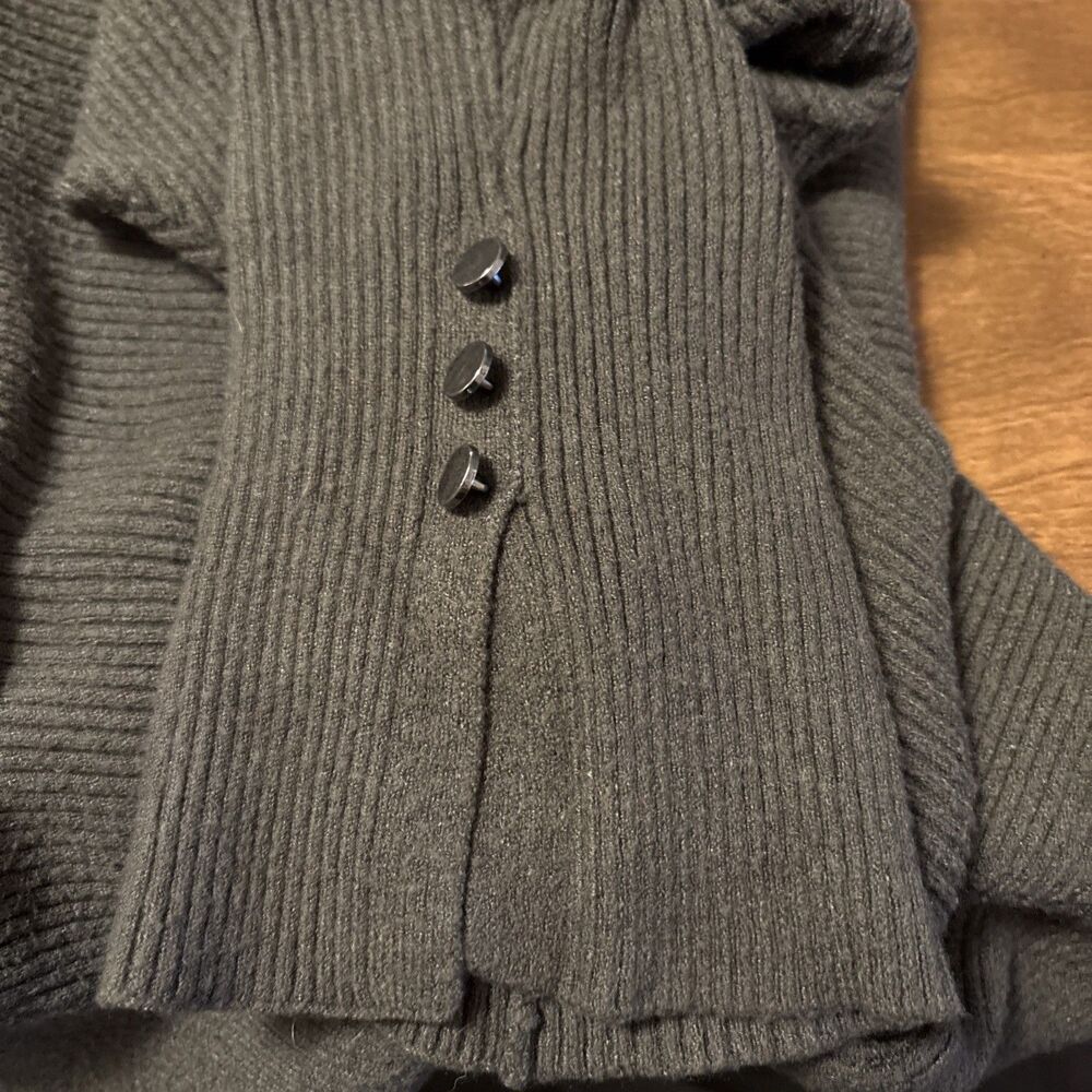 Women’s Philosophy Green Ribbed Dolman Sleeve Pullover Sweater Size 3X - Picture 6 of 6